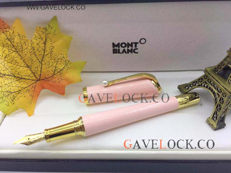 AAA Replica Mont Blanc Marilyn Monroe Fountain Pink Resin